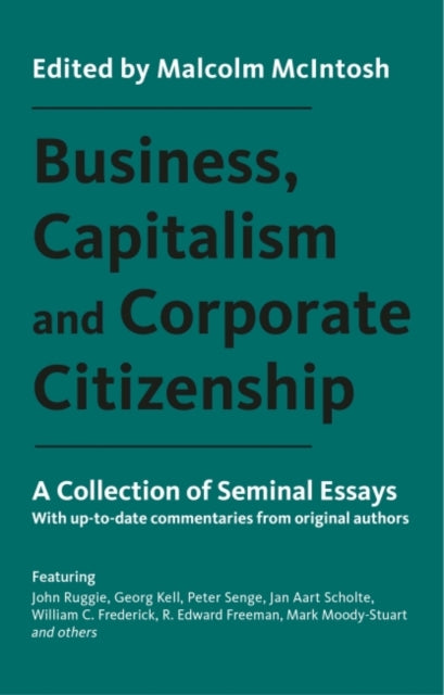 Book cover of: Business, Capitalism and Corporate Citizenship. By: Malcolm McIntosh