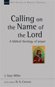 Book cover of: Calling on the Name of the Lord. By: J. G. Millar