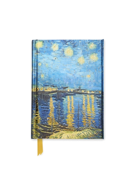 Book cover of: Vincent van Gogh: Starry Night over the Rhone (Foiled Pocket Journal). By: Flame Tree Publishing Staff