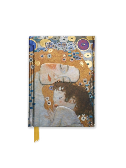 Book cover of: Gustav Klimt: Three Ages of Woman (Foiled Pocket Journal). By: Flame Tree Publishing Staff