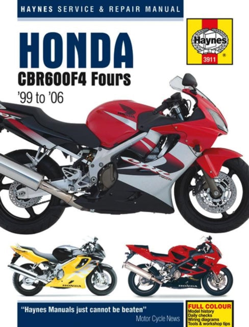 Book cover of: Honda CBR600F4 Fours (99 - 06). By: Max Haynes