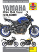 Book cover of: Yamaha MT-09, FZ-09, Tracer, FJ-09, XSR900 (03 -19). By: Editors of Haynes Manuals