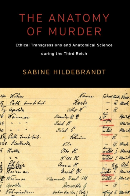 Book cover of: Anatomy of Murder. By: Sabine Hildebrandt