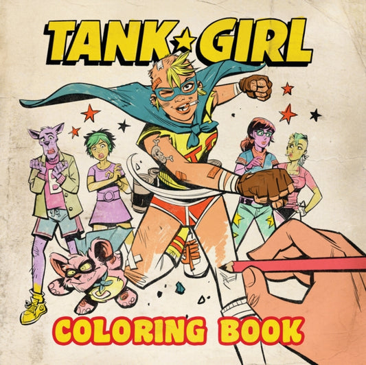 Book cover of: Tank Girl Coloring Book. By: Alan Martin