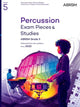 Book cover of: Percussion Exam Pieces & Studies, ABRSM Grade 5