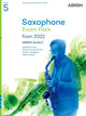 Book cover of: Saxophone Exam Pack from 2022, ABRSM Grade 5
