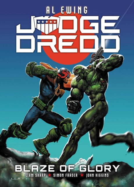 Book cover of: Judge Dredd: Blaze of Glory. By: Al Ewing