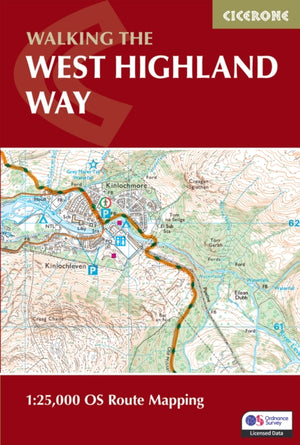 West Highland Way Map Booklet, 1:25,000 OS Route Mapping