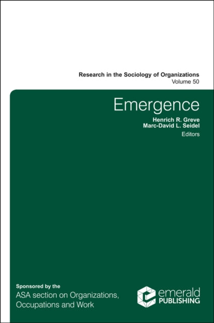 Book cover of: Emergence. By: Henrich R. Greve