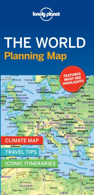 Book cover of: Lonely Planet The World Planning Map. By: Lonely Planet