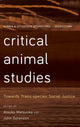 Book cover of: Critical Animal Studies. By: John Sorenson