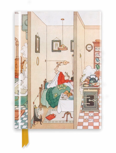 Book cover of: Heath Robinson: The Ideal Home (Foiled Journal). By: Flame Tree Studio