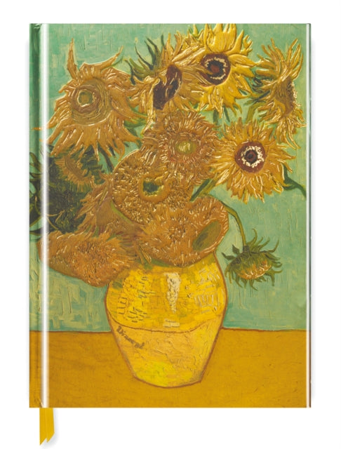 Book cover of: Vincent van Gogh: Sunflowers (Blank Sketch Book). By: Flame Tree Studio