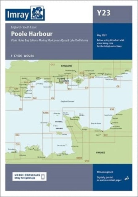 Book cover of: Imray Chart Y23