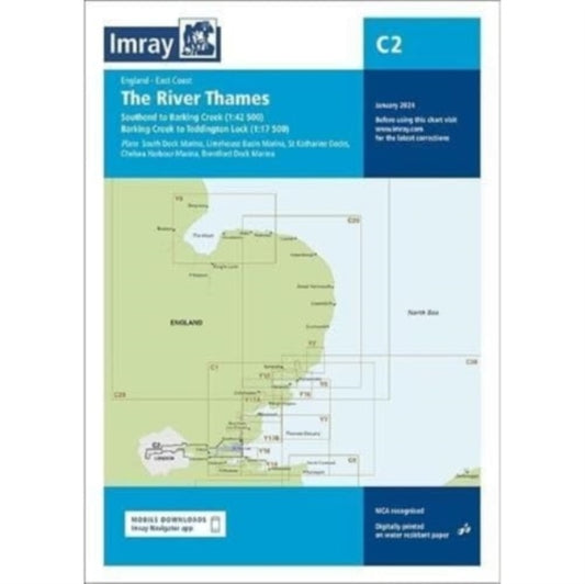Book cover of: Imray Chart C2