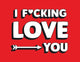 Book cover of: I F*cking Love You. By: Summersdale