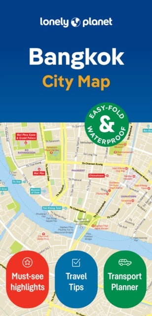 Book cover of: Lonely Planet Bangkok City Map. By: Lonely Planet