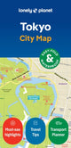 Book cover of: Lonely Planet Tokyo City Map. By: Lonely Planet