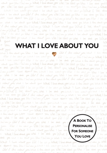 What I Love About You, TikTok made me buy it! The perfect gift for your loved ones 9781787413726 Frankie Jones