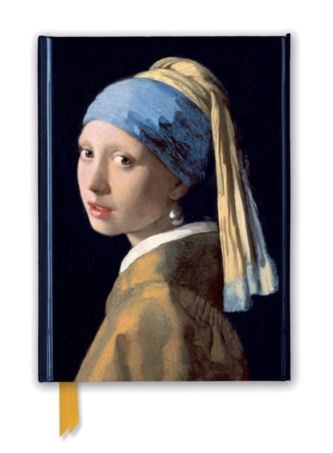Book cover of: Johannes Vermeer: Girl with a Pearl Earring (Foiled Journal). By: Flame Tree Studio Staff