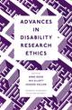 Book cover of: Advances in Disability Research Ethics. By: Anne Good