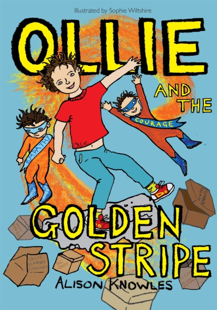 Book cover of: Ollie and the Golden Stripe. By: Alison Knowles