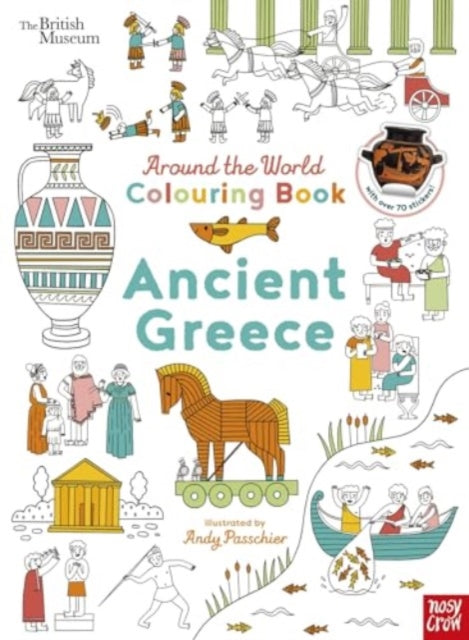 Book cover of: British Museum: Around the World Colouring: Ancient Greece