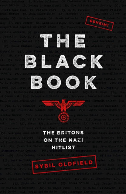 Black Book, The Britons on the Nazi Hit List 9781788165082 Sybil Oldfield