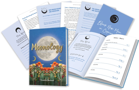 Book cover of: Moonology™ Diary 2025