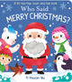 Book cover of: Who Said Merry Christmas?. By: Yi-Hsuan Wu