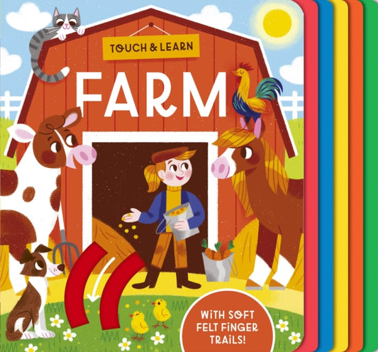 Book cover of: Touch and Learn Farm. By: Becky Davies