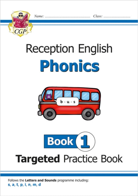 Book cover of: Reception English Phonics Targeted Practice Book - Book 1