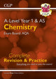 Book cover of: A-Level Chemistry: AQA Year 1 & AS Complete Revision & Practice with Online Edition