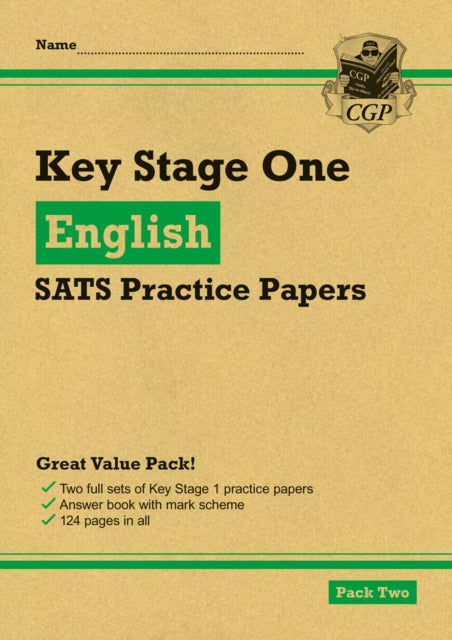 Book cover of: KS1 English SATS Practice Papers: Pack 2 (for end of year assessments)
