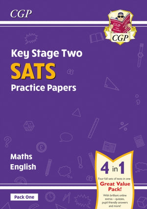 KS2 Maths & English Year 6 SATS Practice Papers: Pack 1 - for 2026 (with free Online Extras)