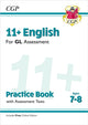 Book cover of: 11+ GL English Practice Book & Assessment Tests - Ages 7-8 (with Online Edition)