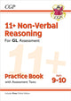Book cover of: 11+ GL Non-Verbal Reasoning Practice Book & Assessment Tests - Ages 9-10 (with Online Edition)