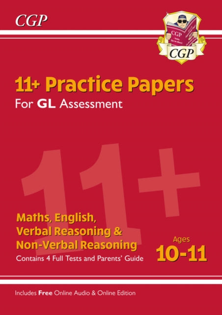 Book cover of: 11+ GL Practice Papers Mixed Pack - Ages 10-11 (with Parents' Guide & Online Edition)