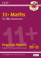 Book cover of: 11+ GL Maths Practice Papers: Ages 10-11 - Pack 1 (with Parents' Guide & Online Edition)