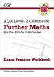 Book cover of: AQA Level 2 Certificate in Further Maths: Exam Practice Workbook (includes Answers)