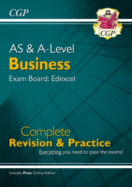 AS and A-Level Business: Edexcel Complete Revision & Practice with Online Edition 9781789082425 CGP Books