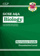 Book cover of: New GCSE Biology AQA Foundation Revision Guide with CGP RevisionHub