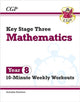 KS3 Year 8 Maths 10-Minute Weekly Workouts 9781789085754 CGP Books