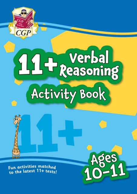 Book cover of: 11+ Activity Book: Verbal Reasoning - Ages 10-11