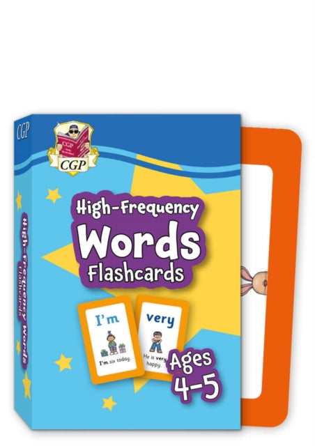 Book cover of: High-Frequency Words Flashcards for Ages 4-5 (Reception)