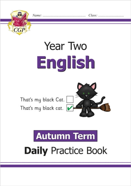 KS1 English Year 2 Daily Practice Book: Autumn Term 9781789086782 CGP Books