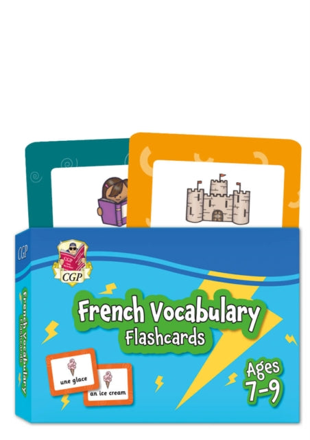 Book cover of: French Vocabulary Flashcards for Ages 7-9 (with Free Online Audio)