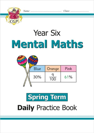 KS2 Mental Maths Year 6 Daily Practice Book: Spring Term