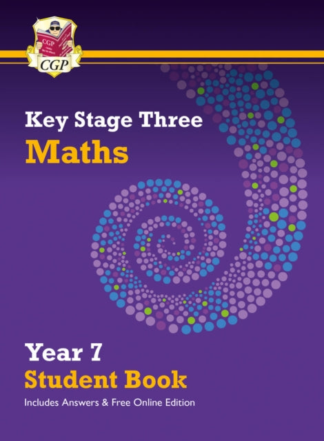 Book cover of: KS3 Maths Year 7 Student Book - with answers & Online Edition