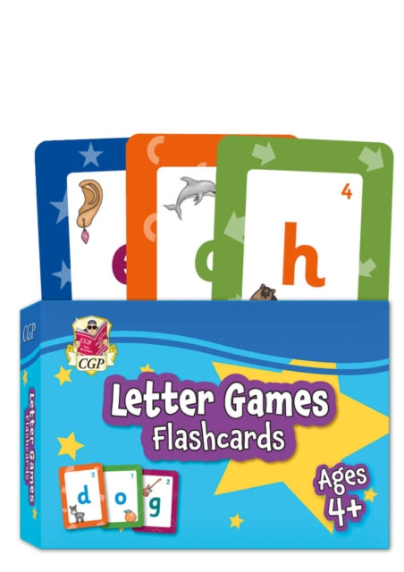 Book cover of: Letter Games Flashcards for Ages 4+